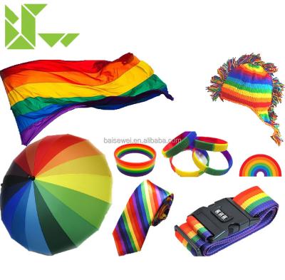 China Pride Event Customized Gay Pride Rainbow Flag High Quality Product Set for sale