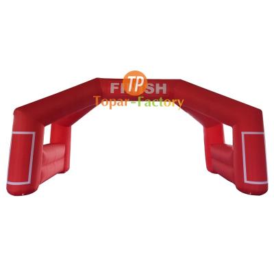 China Topar-factory pretty advertising waterproof durable holiday welcome entrance inflatable wedding arch for sale for sale