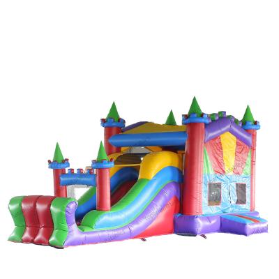 China Factory Wholesale Environmental Protection Inflatable Castle Slide Commercial Inflatable Slide Bounce House for sale