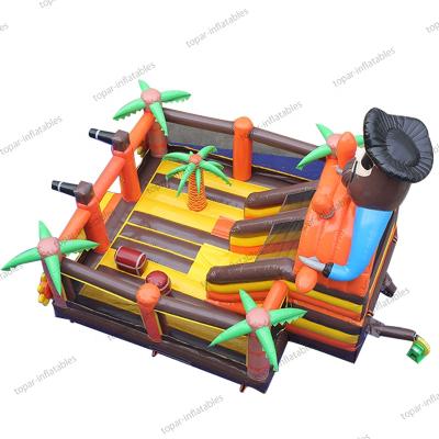 China Environmental Protection Popular China Air Pirate House Bounce Castle Inflatable Slide For Party Rental for sale