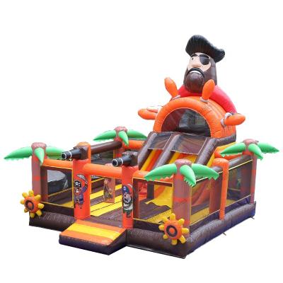 China Environmental protection factory cheap pirate bouncer commercial inflatable slide for kids for sale