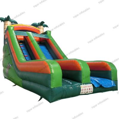 China Commercial Environmental Protection PVC Tarpaulin Air Dry Kids Inflatable Slide For Amusement Park for sale