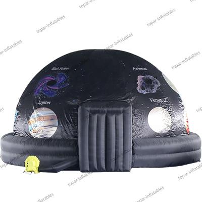 China Latest Blackout Solar Inflatable Stars Dome 100% Home Planetarium Dome Tent For Projection for sale