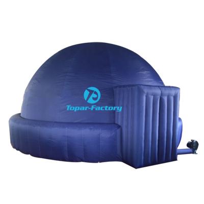 China blackout 100% new 5M Inflatable Planetarium Dome, inflatable projection planetarium tent for sale for sale