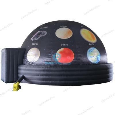 China 100% blackout customized size inflatable planetarium dome, inflatable planetarium tent for sale for sale