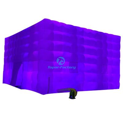 China Environmental Protection Good Quality Inflatable Led Tent Inflatable Bubble Tent For Party Event for sale