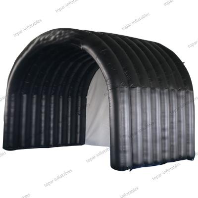 China Customr Hot Cheap Black Giant Party Environmental Protection Inflatable Dome Tent For Outdoor for sale