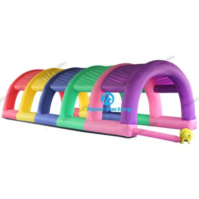 China Custom Folding Blue Yellow Colorful Beach Child Environmental Protection Inflatable Dome Tent Party For Outdoor for sale