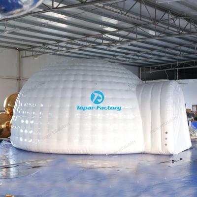 China Hot sale environmental protection Iglu event dome tent/white inflatable igloo tent for outdoor party for sale