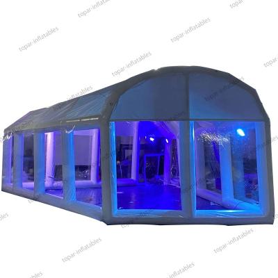 China Waterproof 2021 Domes Lightning Marquee Air Cube Igloo Clear Camping Water Inflatable Floating Tent For Outdoor for sale