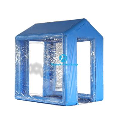 China Hot Selling Environmental Protection Fast Shipping Airtight Disinfection Inflatable Medial Channel Tunnel Tent With Sanitizermachine for sale