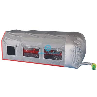 China Hot Sale Environmental Protection Auto Tent Portable Inflatable Tent Spray Booth Paint Booth For Cars for sale