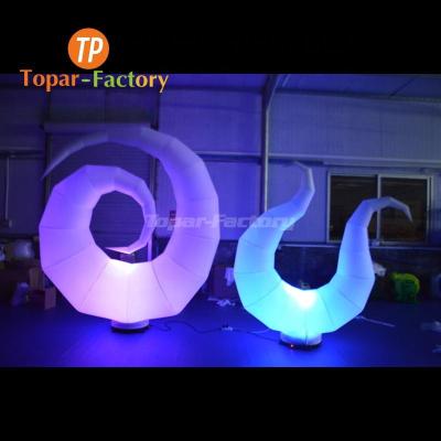 China Customized Topar-inflatable environmental protection pillar column inflatable led inflatable light tube for advertising for sale