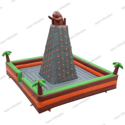 China 2021 environmental protection indoor sport climbing wall inflatable rent games for adults and children for sale