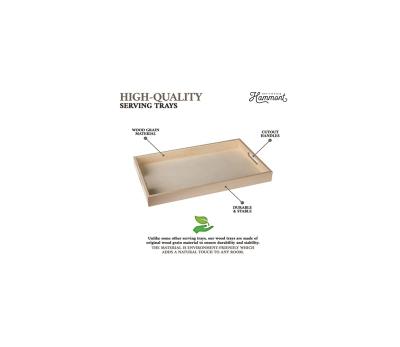 China 2021 Hot Selling Wholesale Custom Modern American European Good Quality Wooden Serving Tray for sale