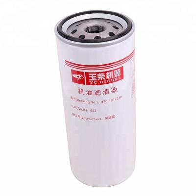 China Gasket Yc 430-1012240 Oil Filter Weichai Diesel Engine Filter 1000736512 for sale