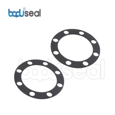 China Custom Die Cut Rubber Gasket Custom Die Cut Rubber Flat Face Flange Gasket Customize for sale