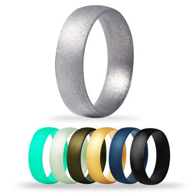 China Fashionable China Manufacture Competitive Price 6~12 Casual/Sport Size Can Be Customized Shape Sport Silicone Rings for sale