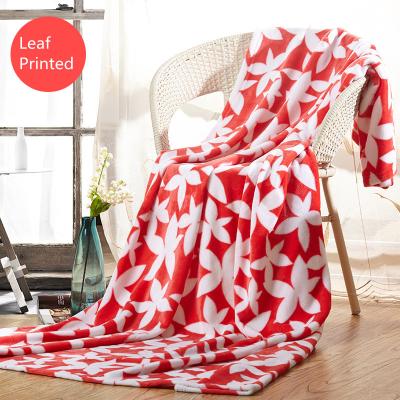 China PASSIONATE Knitted Blanket Printed Flannel Throw Blanket Bedding Hometextile for sale