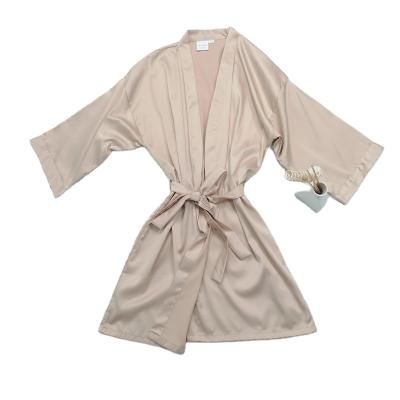 China QUICK DRY Women's Robe Satin Silky Kimono for Bridesmaids Bridesmaids Comfy Maxi Robe for Kids and Plus Size Women for sale