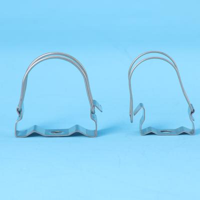 China Spring loaded coil stainless steel clip for LED tube light T5 T8 for sale