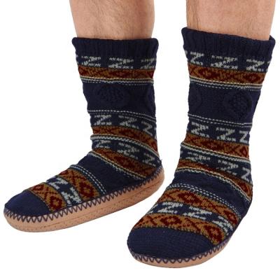 China Hengyuan Breathable Fuzzy Christmas Soft Thick Slipper Bangs Men for sale