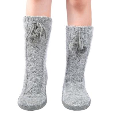 China Hengyuan Breathable Thick Child Sleep Floor Slipper Winter Soft Comfortable Home Socks for sale