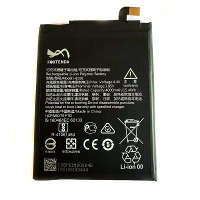 China Mobile Phone Battery For Genuine Nokia 2 Mobile Phone HE338 (TA-1029, TA-1007) 3.85V 4000 mAh for sale