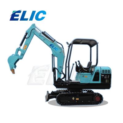 China Small Contruction Site Cheap Price 1.5 Ton Small Excavator Machine Wheeled Mini Excavator Mini Bagger With Wheel for sale