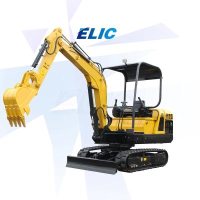 China Small ambient Construction site! 2 Ton Mini Excavator Small Mini Garden Excavators Farm Earthmoving Machinery for sale