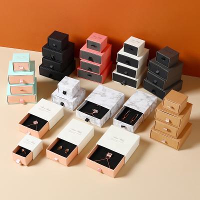 China Wholesale Jewelry Storage Box Jewelry Drawer Box Ring Earring Pendant Necklace Bracelet Maple 2000 Jewelry Packaging for sale