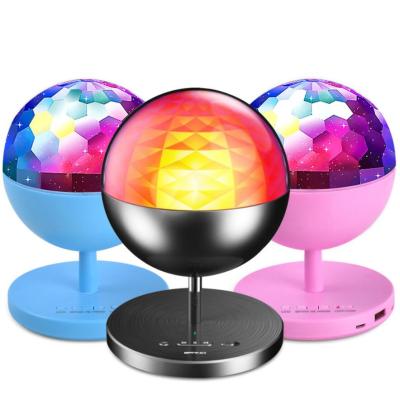 China Amazon Newest Hot Sale 2021 Modern LED Stage Night Light Home Used Magic Mini Disco Ball Night Light Multi Function Led Night Light for sale