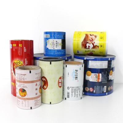 China Moisture Proof Custom Print Plastic Laminated Heat Sealable Flexible Food Packaging Materials Roll Film For Automatic Packaging for sale