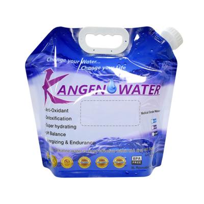 China Recyclable Custom Wholesale BPA FREE 5L Kangen Drinking Water Bag for sale