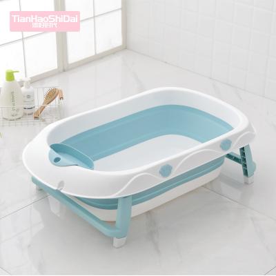 China Baby Bathing Collapsible Folding Baby Bathtub for Newborn for sale