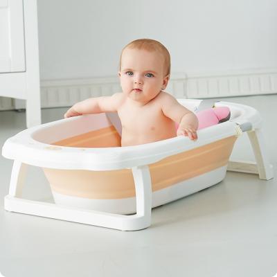 China Baby Bathing Folding En71 Plastic Baby Bathtub , Fashion Portable Baby Tubs for sale