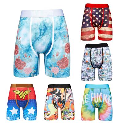 China 2021 Wholesale OEM Antibacterial Custom Seller Antibacterial Underwear Plus Size Boxers Briefs For Men Plus Size Breathable Shorts for sale