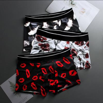 China New Arrival Antibacterial Drop Shipping Antibacterial Low Prices Ice Cool Silk Briefs And Breathable Polyester Underwear Men for sale