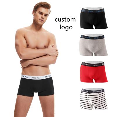 China New Cotton Antibacterial Antibacterial Pure Cotton Men's Underwear Custom Boxer Briefs Underwear Custom for sale