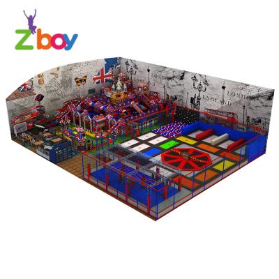 China With Protective Net China Manufacturer Customized Kids And Adults Commercial Trampoline Park Equipment for sale