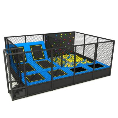 China With Protective Net China Manufacturer Commercial Comprehensive Professional Indoor Trampoline Park Equipment Area for sale