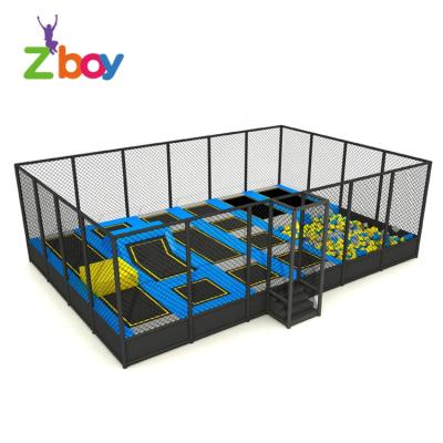 China With Protective Net High Quality Small Size Indoor Trampoline Park With Foam Pit for sale