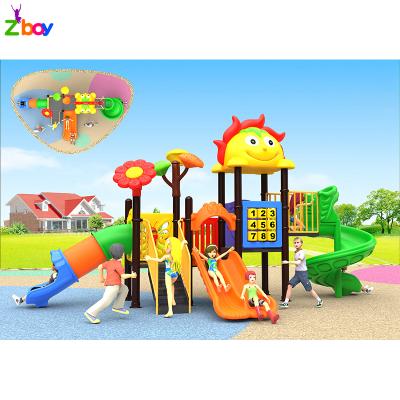 China Hot Sale Plastic Outdoor Playground Plastic Playground Kids Slide Amusement Equipment for sale