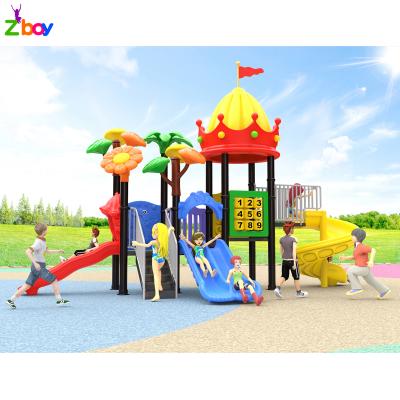 China Cheapest Customized Plastic Playground Outdoor Playground Equipment With Kids Slide Toys For Children for sale