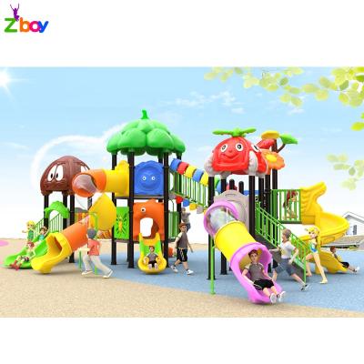 China Custom Playground Plastic Unique Design Tube Slides Kids Theme Park Outdoor Playground Equipment Kids Playhouse For Sale for sale