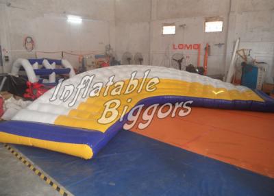 China Commercial Aqua Curve Inflatable Water Game , PVC Inflatable Amusement Park for sale