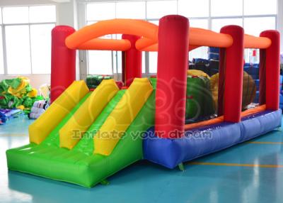 China Nylon Residential Inflatable Bounce House , Inflatable Bouncers Obstacle Course for sale