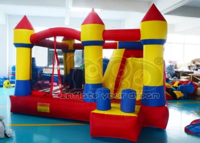 China Tropical moonwalk Inflatable Bounce House Green For Advertisement HR4040 for sale