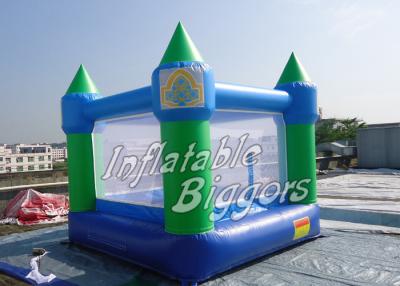 China PVC Green Inflatable Bouncy House Castle , Backyard Mini Inflatable Bouncer for sale