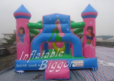 China Outdoor Tarpaulin Bounce House Castle / Kids Party Bouncy Castles Custom for sale